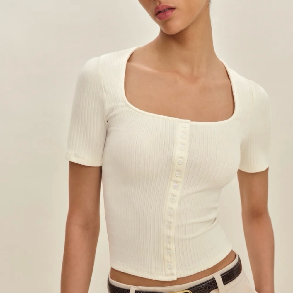 Reformation Kaiden Knit Top